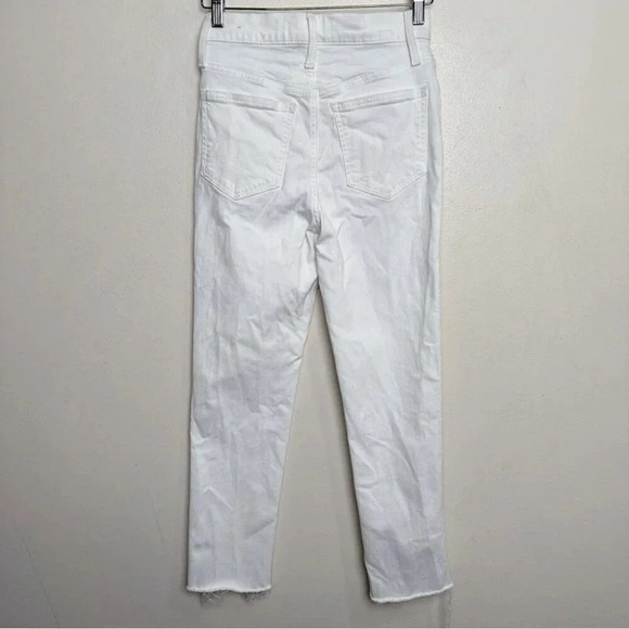 Madewell Womens 25 The Perfect Vintage Jean in Tile White Raw-Hem Edition - Picture 14 of 15